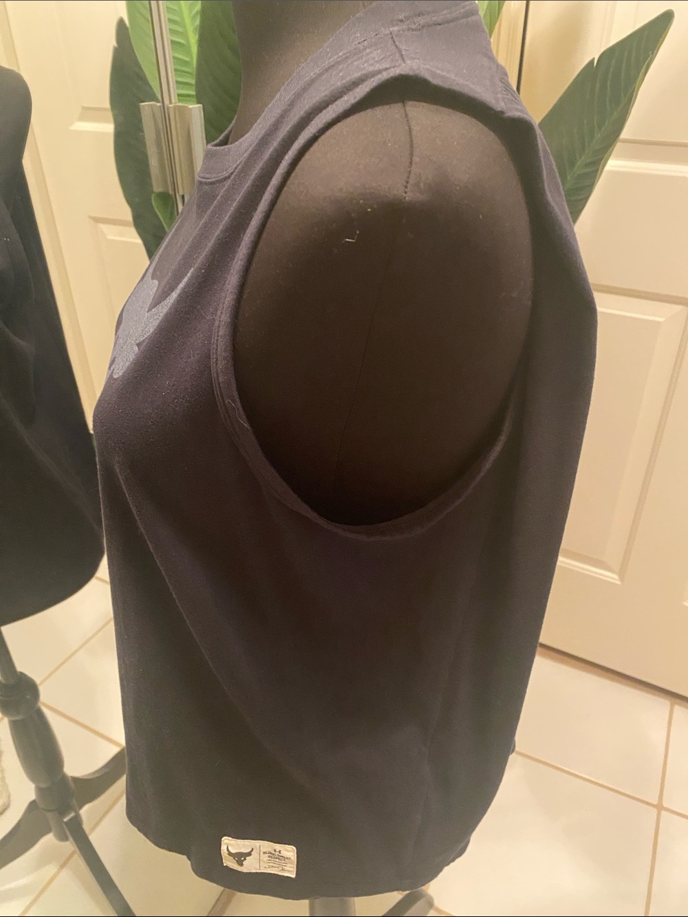 Headgear black Muscle Tank with Subtle Logo